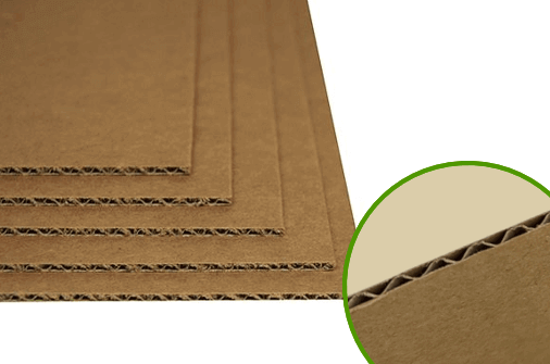 50x Kartoneinleger | DIN-A5 - 148x210mm | 1-wellig
